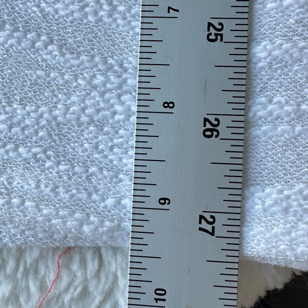 Jones New York Pullover White Cowl Neck Textured Knit Coastal Chic Large Casual - Picture 13 of 13